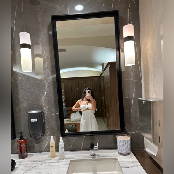 Oscar de la Renta - White/Ivory Midi Dress Size 2 - Picture 5 of 7